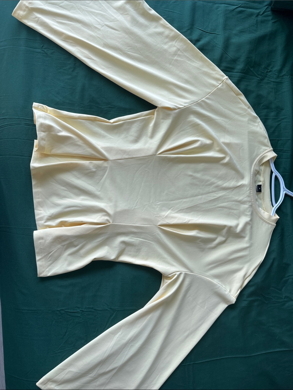Yellow Cream Long-Sleeve Women's Top